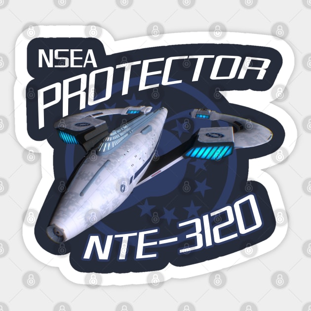 NSEA Protector Sticker by Meta Cortex